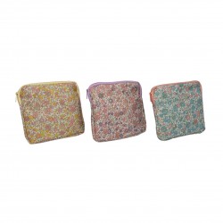 Floral Makeup Pouch Square